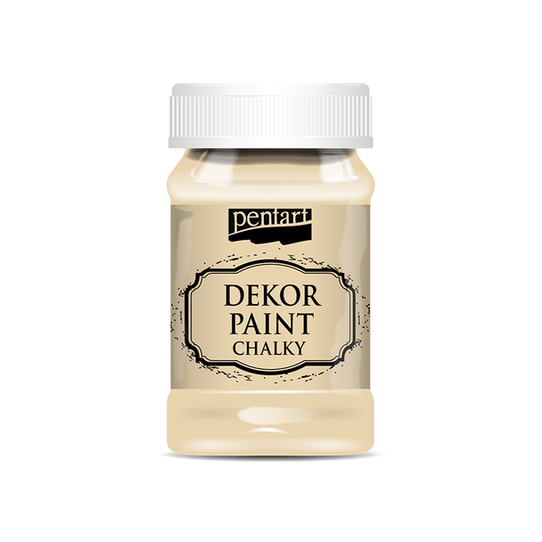 Dekor paint chalky 100 ml egg-shell white
