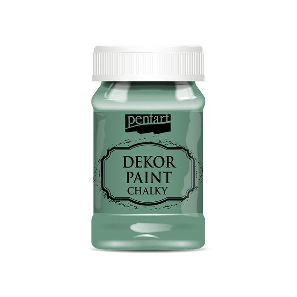 Dekor paint chalky 100 ml turquoise-green
