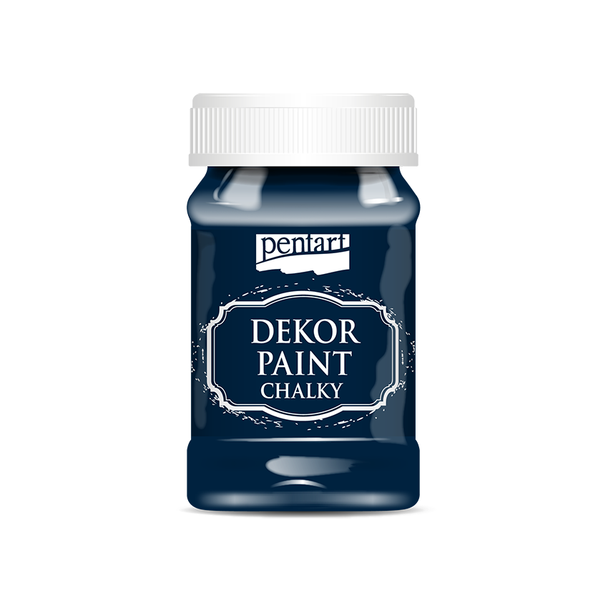 Dekor paint chalky 100 ml navy blue
