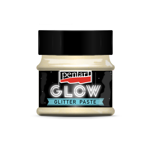 Pentart Glow glitter gel 50 ml gold