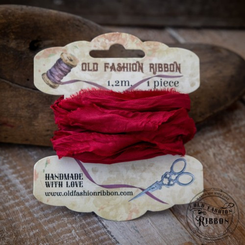 Old Fashion Ribbon Christmas Red