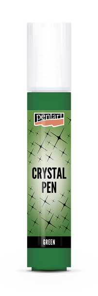 Pentart Crystal pen 30 ml green