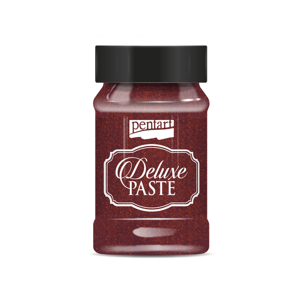 Pentart Deluxe paste 100 ml bordeaux-gold