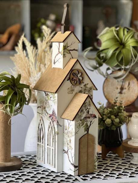 Decoupage Queen / Life Beautiful HDF Buildable Church Kit