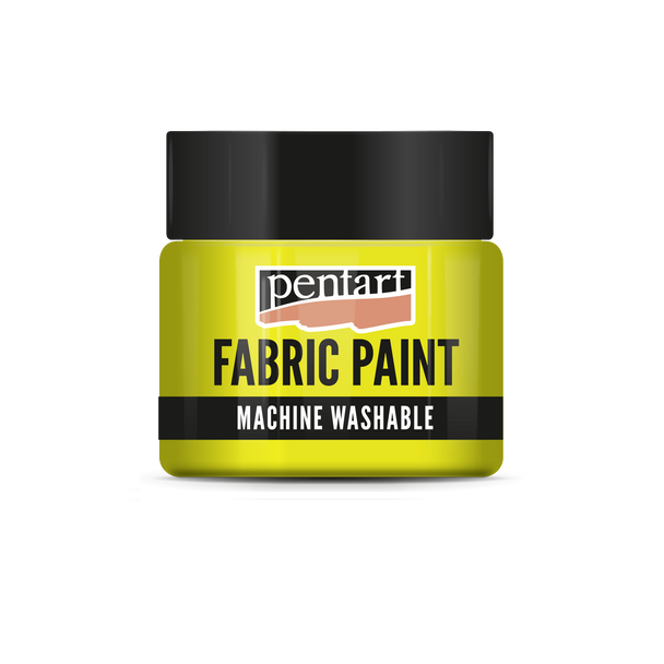 Fabric paint neon 30 ml yellow