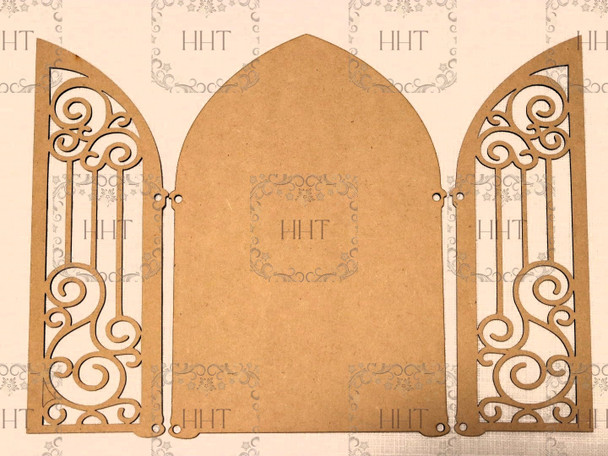 HHT MDF Gate 3 Pc Panel Screen