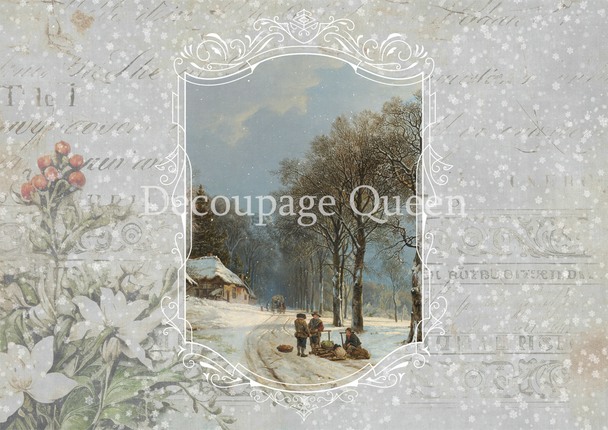 Decoupage Queen Dainty and the Queen - Long Road Home Rice Paper