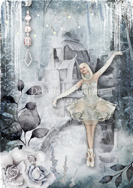 Decoupage Queen Winter Dance Rice Paper
