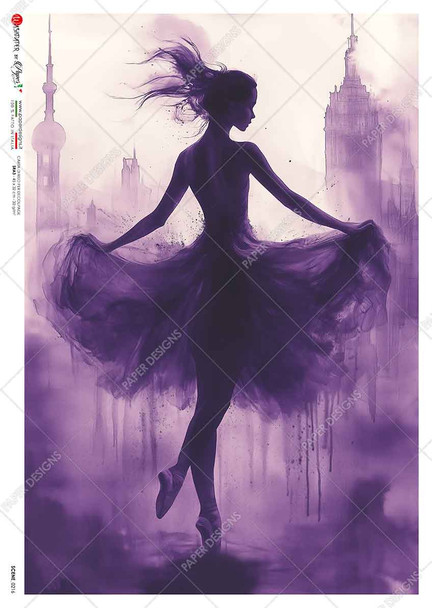 Paper Designs Dance in the City II Rice Paper