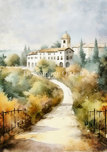 Decoupage Queen Rice Paper - Tuscan Villa
