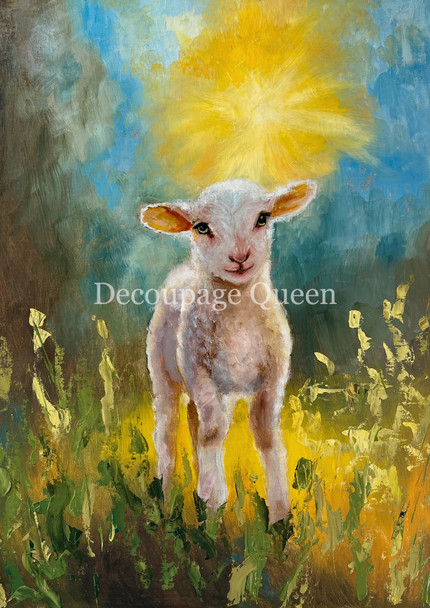Decoupage Queen Rice Paper - Lamb in the Light