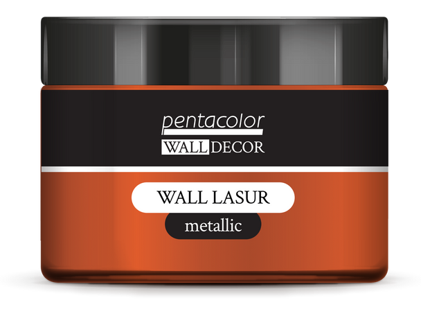 Pentart Wall Lasur metallic 150 ml fire gold