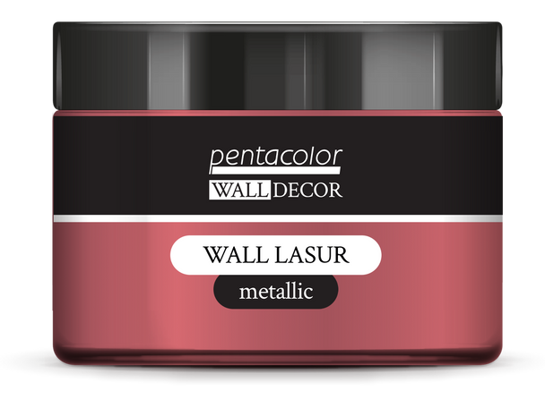 Pentart Wall Lasur metallic 150 ml pearl rose