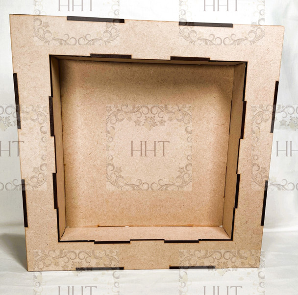 HHT MDF Square Shadow Box 10" x 10"