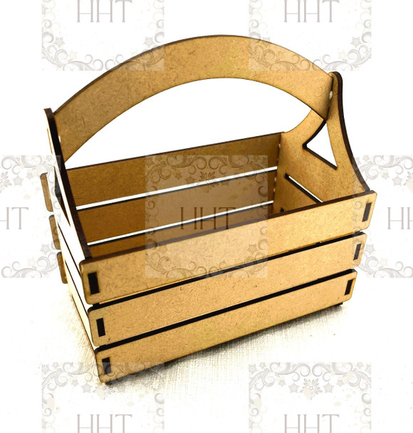 HHT MDF Buildable Basket for Spring 6" x 3.5" x 6"