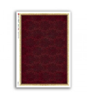 Ornamental Burgundy Texture