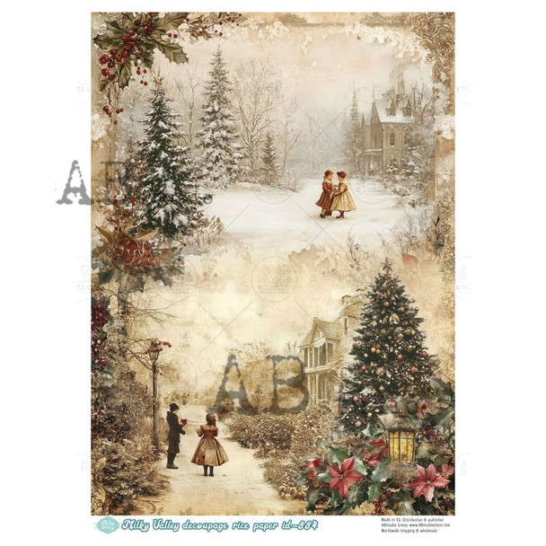 Victorian Christmas Scenes – Winter Elegance Collection