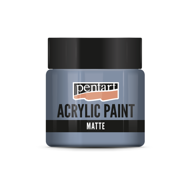 Acrylic paint matte Vintage Blue