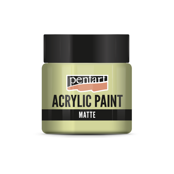 Acrylic paint matte Vintage Yellow