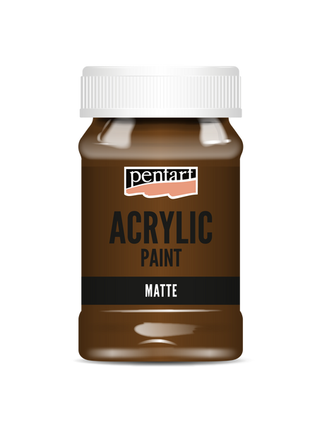 Acrylic paint matte Chestnut