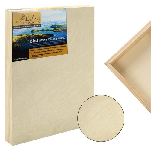 (3 Pack) Da Vinci Pro Birch Wood Panel 6x8