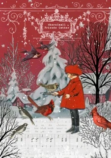 Gathering of Friends - Seasons Greetings 1962 - ellen j goods