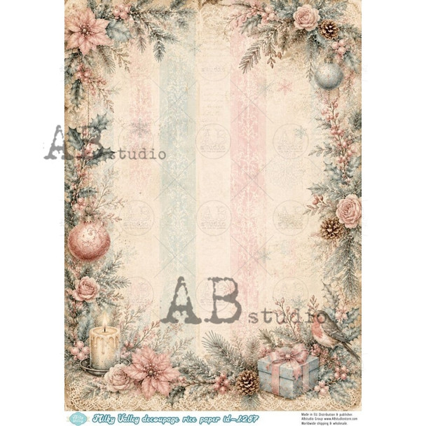 Decoupage rice paper A4 Milky Valley ID-1287