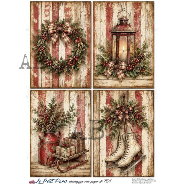Le Petit Paris decoupage rice paper no 764