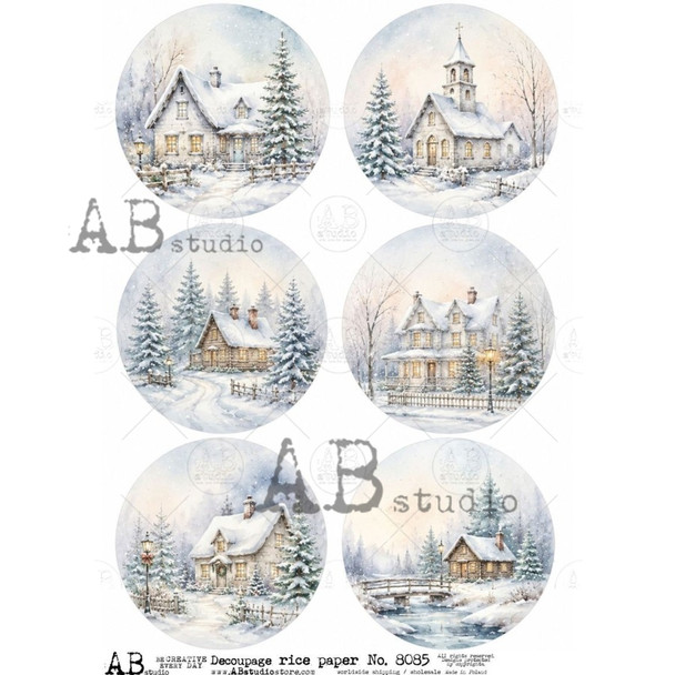 Decoupage rice paper A4 ID-8085
