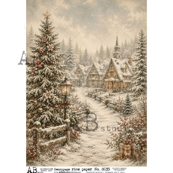 Decoupage rice paper A4 ID-8035