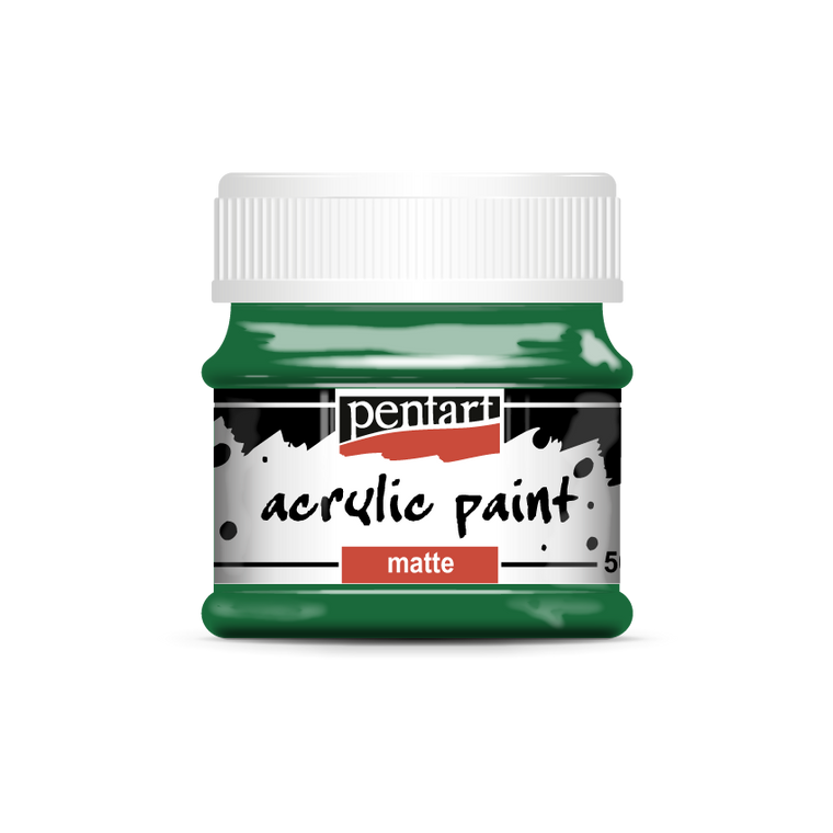 Acrylic paint matte 50 ml green