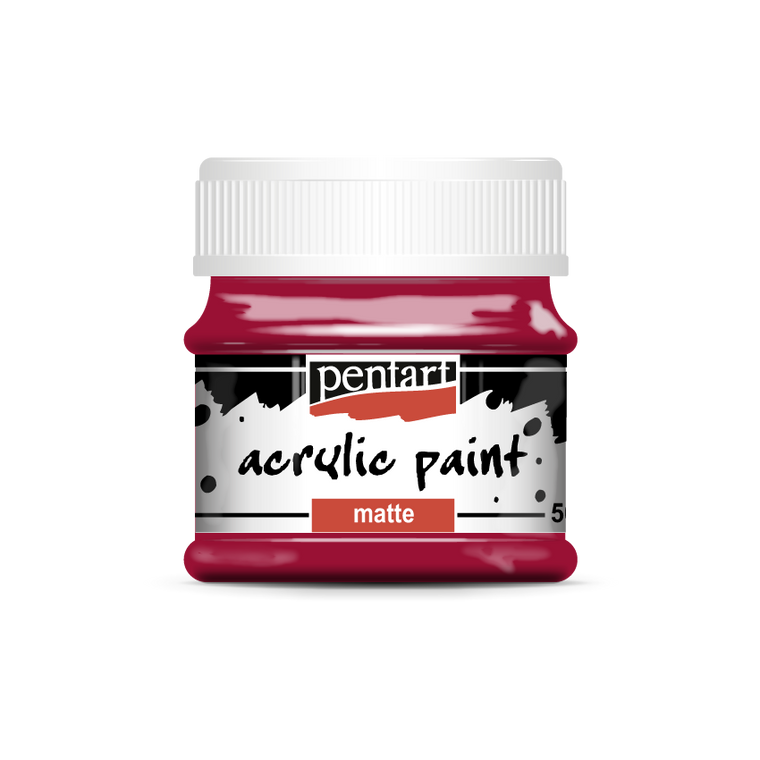 Acrylic paint matte 50 ml red wine