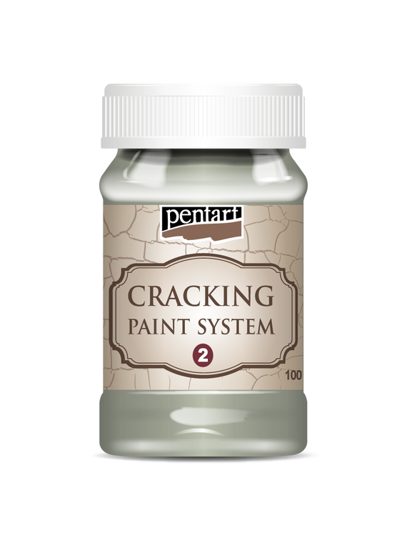 Cracking Paint Component 2. 100 ml lichen-green