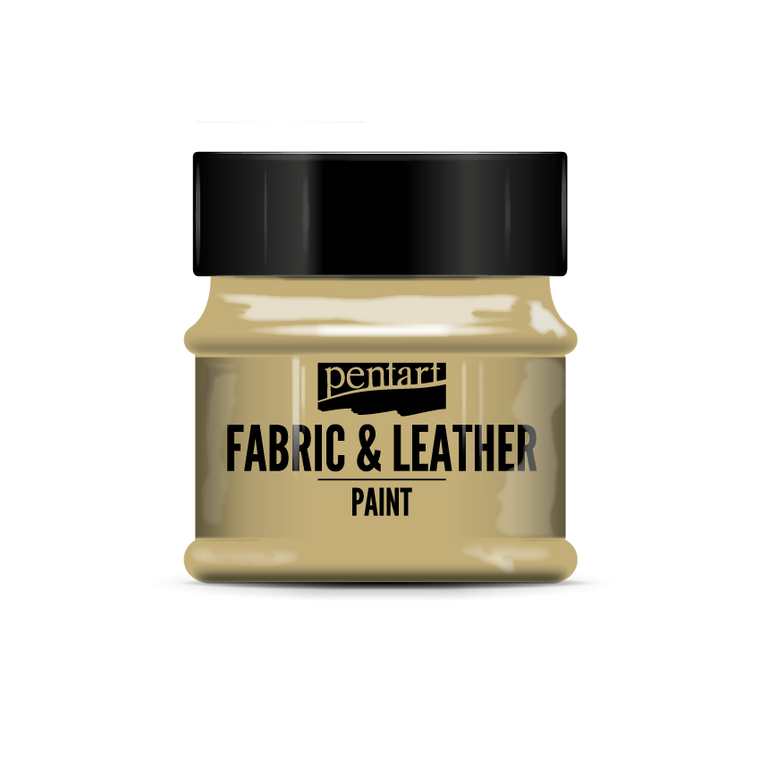 Fabric & Leather paint 50 ml light brown