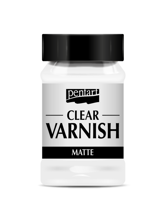 Clear varnish solvent-based matte 100 ml