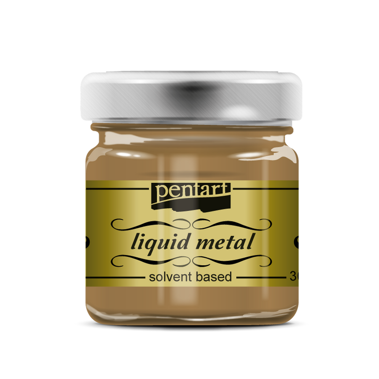 Liquid metal 30 ml antique gold