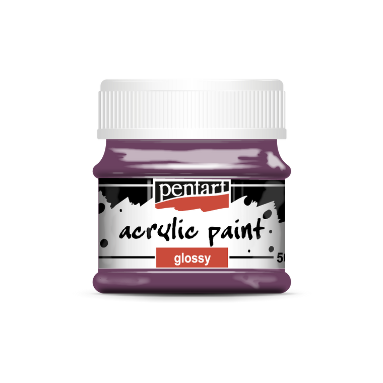 Acrylic paint glossy 50 ml Purple