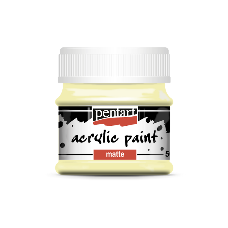 Acrylic paint matte 50 ml butter