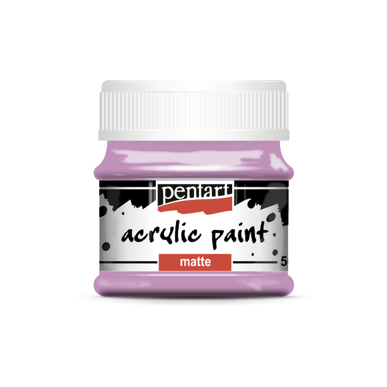 Acrylic paint matte 50 ml raspberry