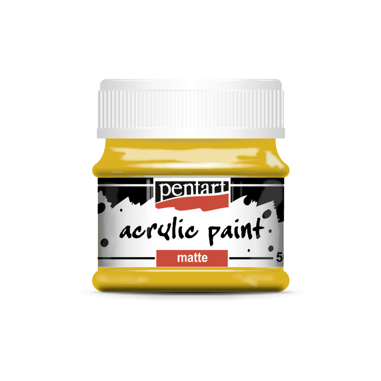 Acrylic paint matte 50 ml tangerine