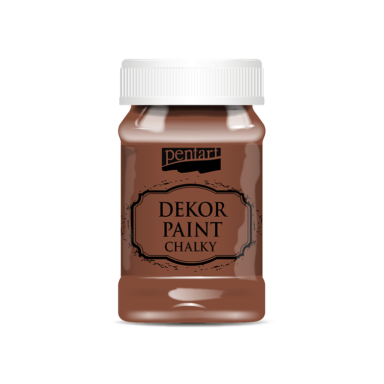 Dekor paint chalky 100 ml brown