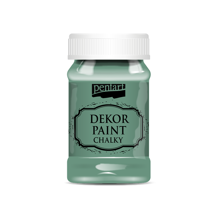 Dekor paint chalky 100 ml turquoise-green