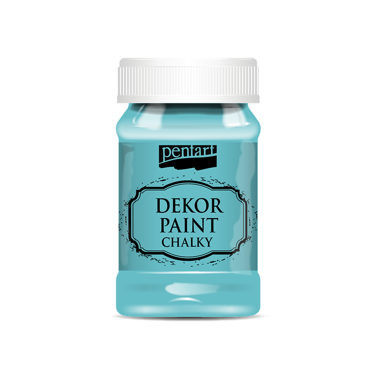 Dekor paint chalky 100 ml turquoise-blue
