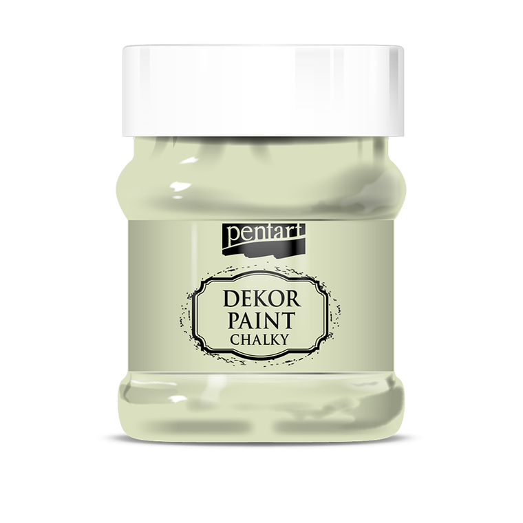 Dekor paint chalky 230 ml lichen-green