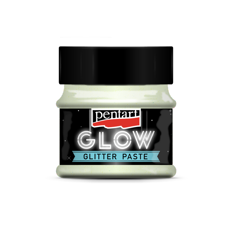 Pentart Glow glitter gel 50 ml rainbow blue