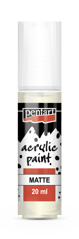 Pentart 20 ML Acrylic Paint Ivory Matte