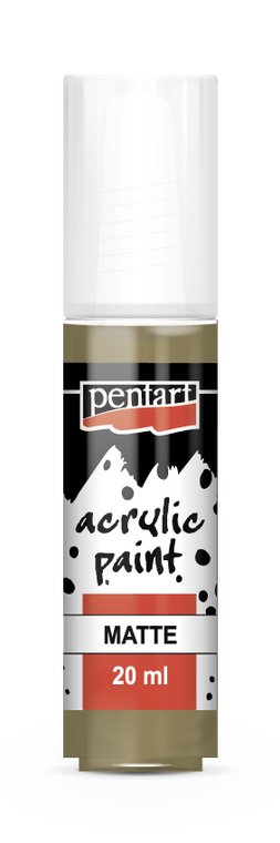 Pentart Acrylic Matte Paint Falcon Brown 20 ML