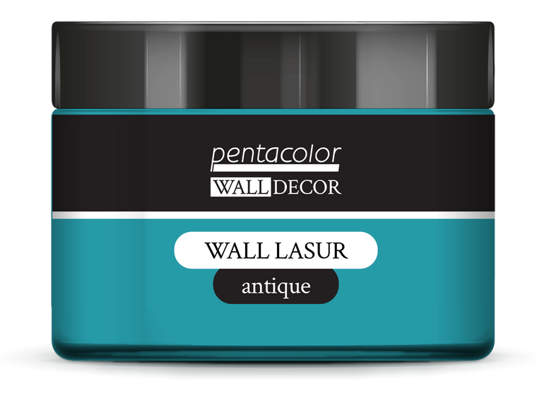 Pentart Wall Lasur antique 150 ml patina blue
