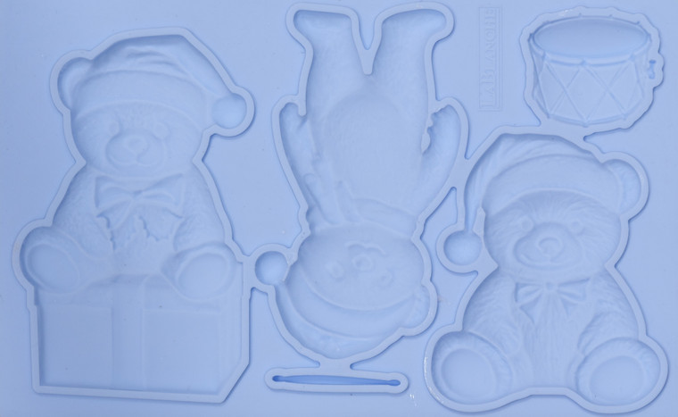 LaBlanche Silicone Mould Teddy Bears