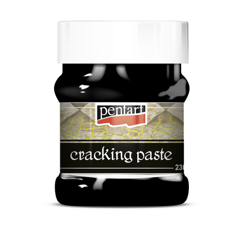 View of Pentart Cracking paste 230 ml, black
